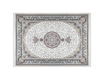 تصویر فرش پاتریس طرح طاووس رنگ کرم 1500 شانه